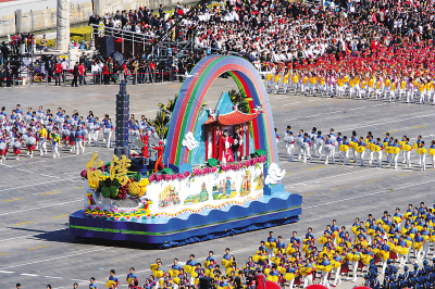 祖國(guó)60周年大慶——臺(tái)灣彩車LED方案的設(shè)計(jì)制造