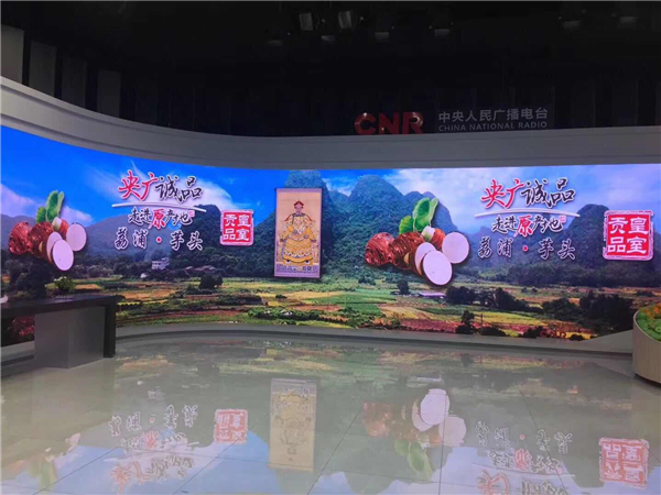 央視購(gòu)物頻道P2.5弧形屏